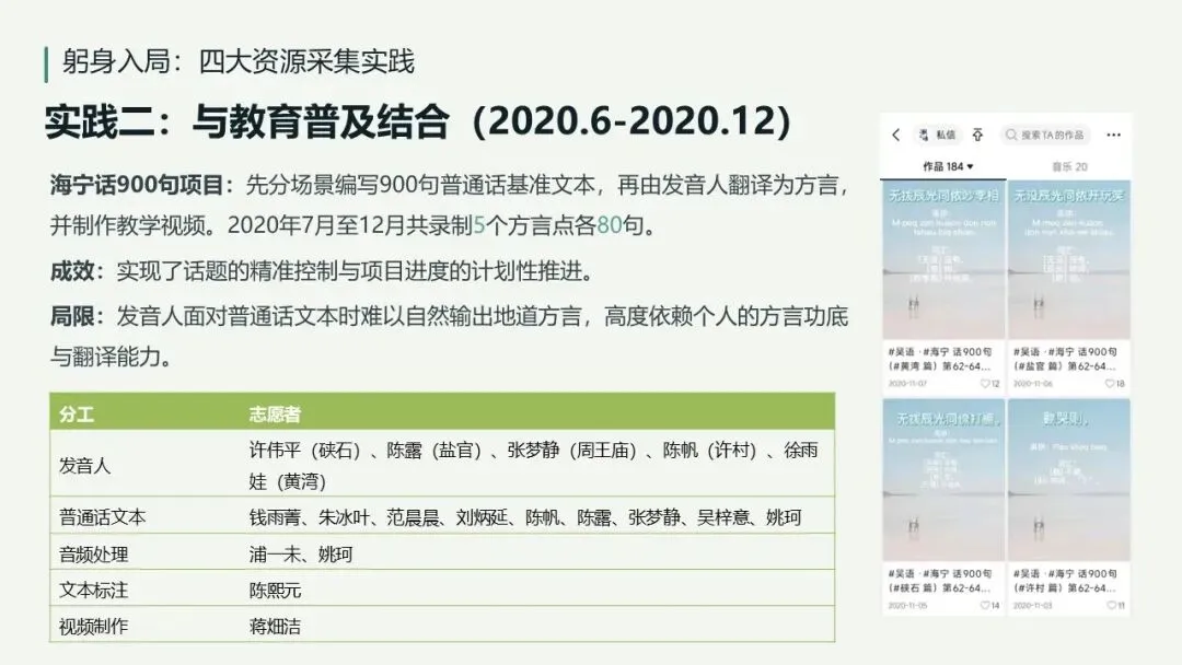 主题分享 | 资源采集组①潮人语的资源采集实践