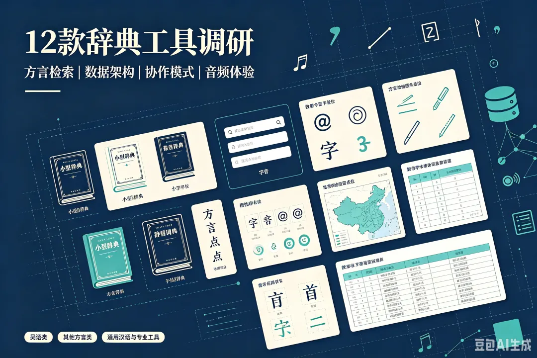 主题分享 | 工具研发组②辞典工具调研